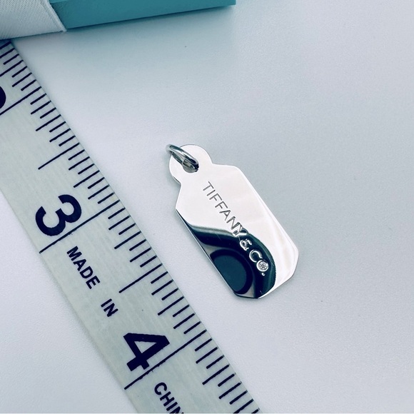 Tiffany & Co. Diamond Tag Charm in Silver with Original Packaging - Picture 6 of 7